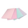 Post It Notes Super Sticky 100% Recycled Paper Super Sticky Notes, Ruled, 4 x 6, Wanderlust Pastels, 45 Sheets/Pad, 4PK 70007079570